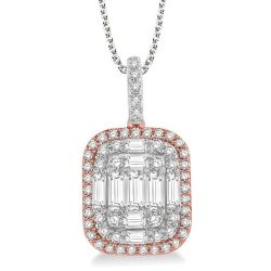 Dione Nyx Halo Fusion Diamond Pendant