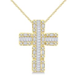 Harrier Nettle Cross Fusion Diamond Fashion Pendant