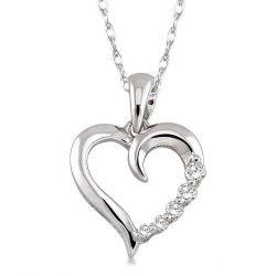 Journey Heart Shape Diamond Pendant