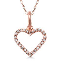 Evergreen Nerissa Heart Shape Diamond Pendant