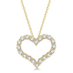 Yvette Nova Heart Shape Diamond Fashion Pendant