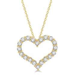 Kalliope Atlas Heart Shape Diamond Fashion Pendant