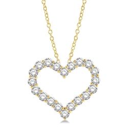 Rhea Juniper Heart Shape Diamond Fashion Pendant