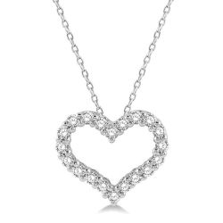 Sabine Willow Heart Shape Diamond Fashion Pendant