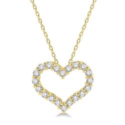 Yarrow Evergreen Heart Shape Diamond Fashion Pendant