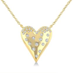 Heart Mosaic Diamond Fashion Pendant