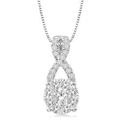 Round Shape Shine Bright Diamond Pendant
