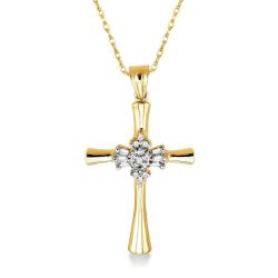 Imperial Étoile Cross Diamond Fashion Pendant