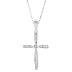 Tansy Evadne Cross Petite Diamond Fashion Pendant