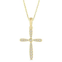 Maia Bellona Cross Petite Diamond Fashion Pendant