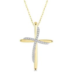 Nyx Cross Diamond Fashion Pendant
