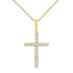 Raven Gala Cross Diamond Fashion Pendant