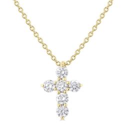 Violet Willow 6 Stone Cross Diamond Fashion Pendant