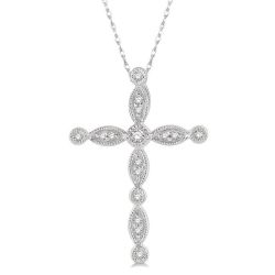Sovereign Seraph Cross Diamond Fashion Pendant
