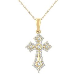 Thalia Gale Cross Diamond Fashion Pendant