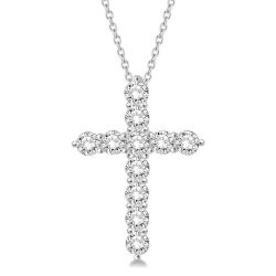 Halcyon Fable Cross Diamond Fashion Pendant