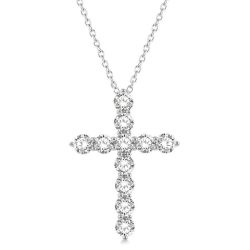 Noblesse Gale Cross Diamond Fashion Pendant