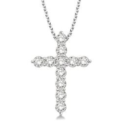 Ivy Couture Cross Diamond Fashion Pendant