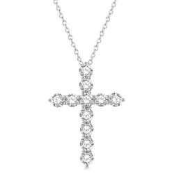 Wisteria Rill Cross Diamond Fashion Pendant