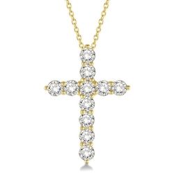 Mallow Starling Cross Diamond Fashion Pendant