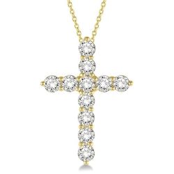Zaira Helios Cross Diamond Fashion Pendant