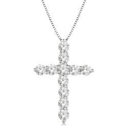 Blossom Gala Cross Diamond Fashion Pendant
