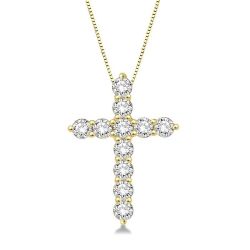 Eclipse Hera Cross Diamond Fashion Pendant