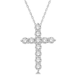 Artemis Lyric Cross Diamond Fashion Pendant