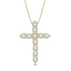 Evadne Tide Cross Diamond Fashion Pendant