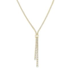 Cypress Selene Split Diamond Lariat Y Necklace