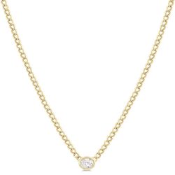 Paragon Tivoli Oval Shape Curb & Cuban Diamond Fashion Necklace