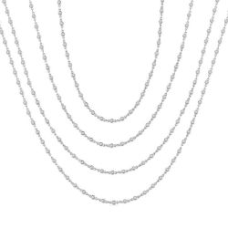 Artemis Allure Bezel Set Layered Diamond Necklace