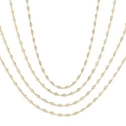 Prairie Zephyr Bezel Set Layered Diamond Necklace