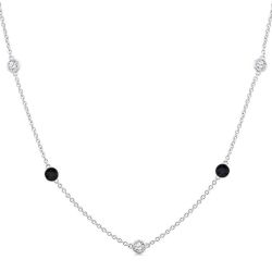 Kaia Diamond Station Necklace