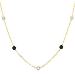 Bellona Diamond Station Necklace