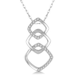 Xenia Geometric Diamond Fashion Pendant