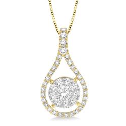 Thalia Rill Pear Shape Shine Bright Diamond Pendant