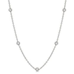 Fable Diamond Station Necklace