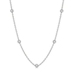 Galatea Aster Diamond Station Necklace