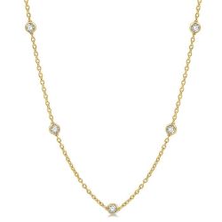 Wren Diamond Station Necklace