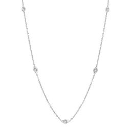 Dione Ivy Diamond Station Necklace