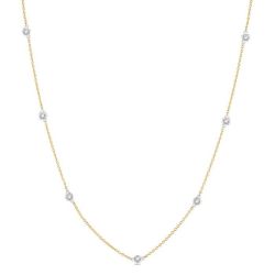 Nova Aurora Diamond Station Necklace