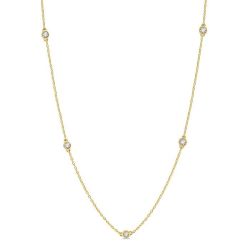 Raven Diamond Station Necklace
