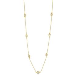 Dahlia Zenith Diamond Station Necklace