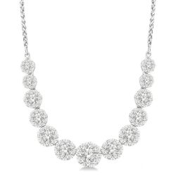 Riviera Shine Bright Essential Diamond Smile Necklace