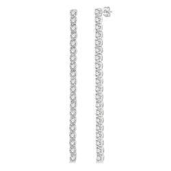 SolSol 14K White Gold Diamond Earrings