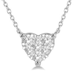 Valora Zinnia Heart Shape Shine Bright Essential Diamond Pendant