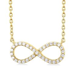 Deneuve Gala Infinity Petite Diamond Fashion Pendant