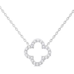 Violet Zofia Clover Petite Diamond Fashion Pendant