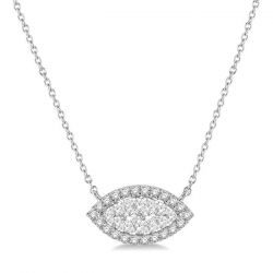 Marquise Shape Shine Bright Diamond Necklace